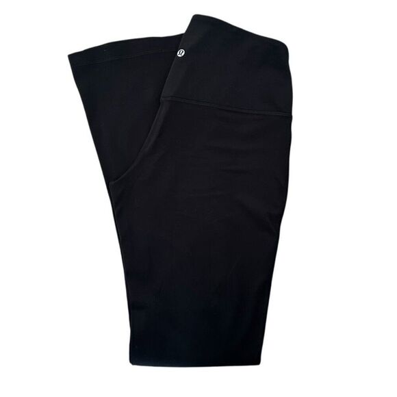 Lululemon Align Black Flared Legging Hi-Rise Athletic Mini Flared Leggings - Picture 4 of 8